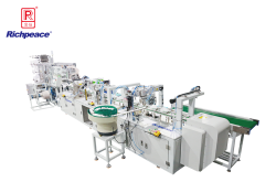 富怡全自動罩杯口罩生產線 （外鼻夾、呼吸閥、上帶卡、加海綿圈）