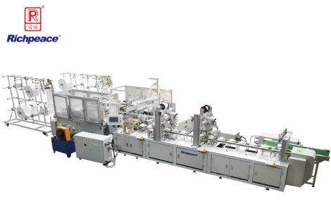 富怡全自動罩杯口罩二合一標準型生產(chǎn)線（焊頭帶）