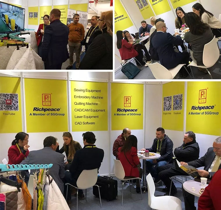 富怡家紡領(lǐng)域自動化生產(chǎn)線，亮相法蘭克福國際紡織品展覽會