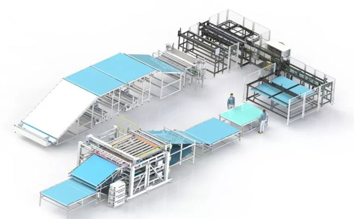 重磅 | 富怡美式胖被生產線，上海家紡展先睹為快